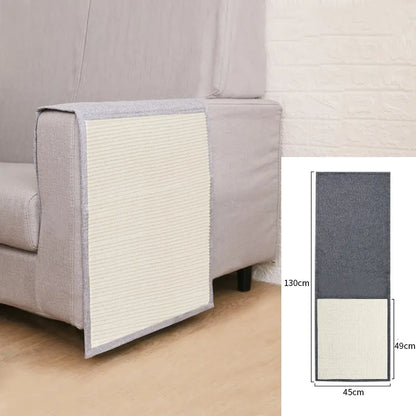 Sofa Scratch Protection - Cat Scratch Mat For Armrest Furniture- Scratch Protection With Sisal