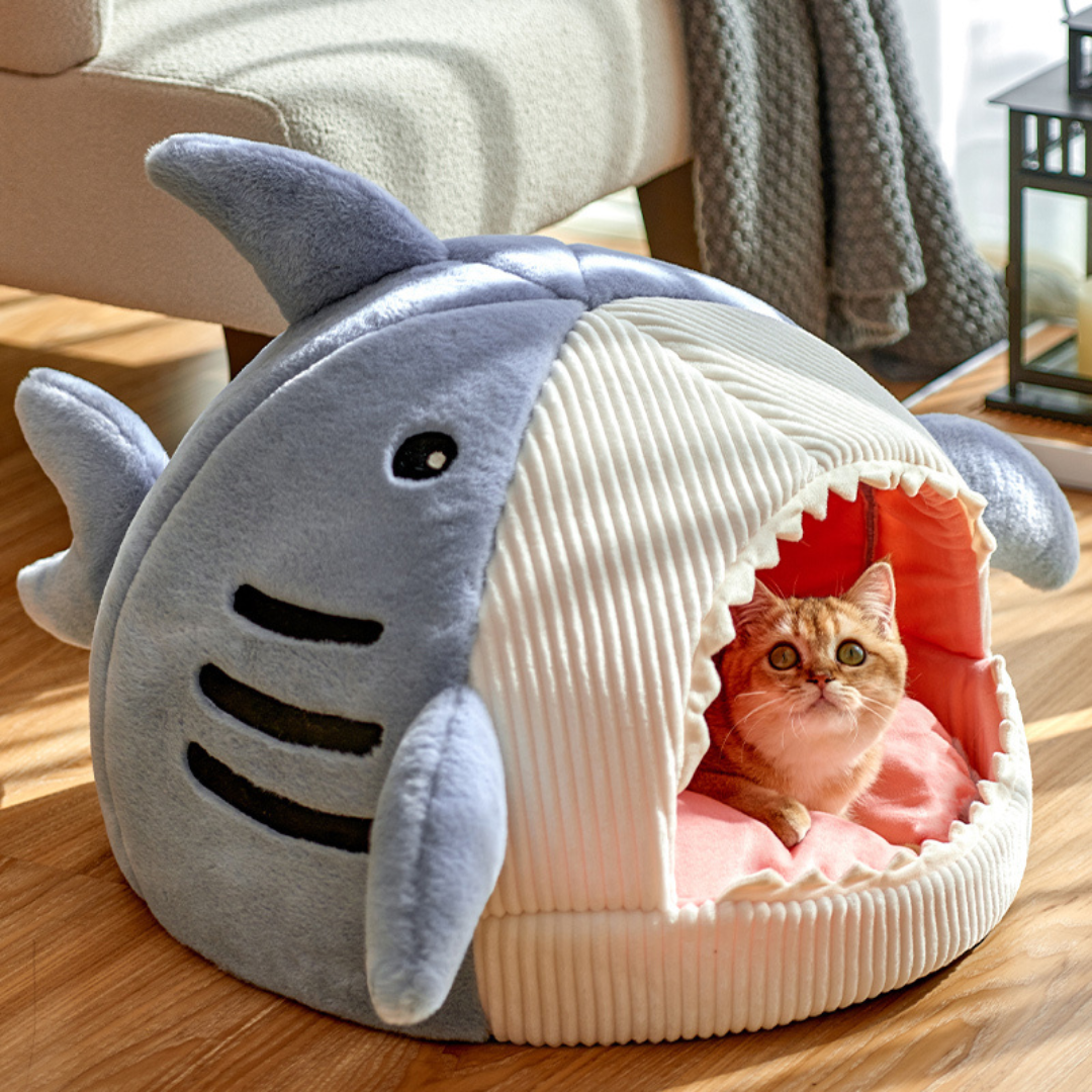 Portable Cat Cave With Cuddly Cushion