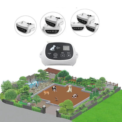 Rechargeable Wireless Dog Fence Training System Ip67 Waterproof