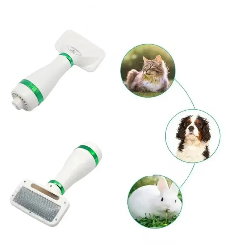 3 - In-1 Multifunctional Pet Comb - Hair Dryer Comb and Massager