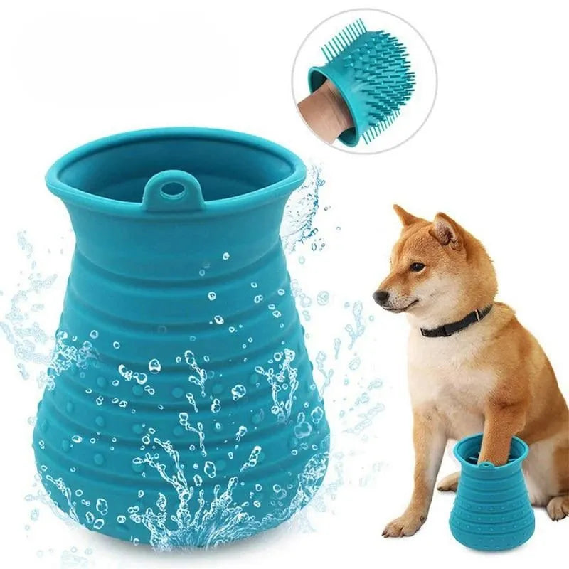 Silicone Dog Brush With Massage Function - Coat Care For Pets