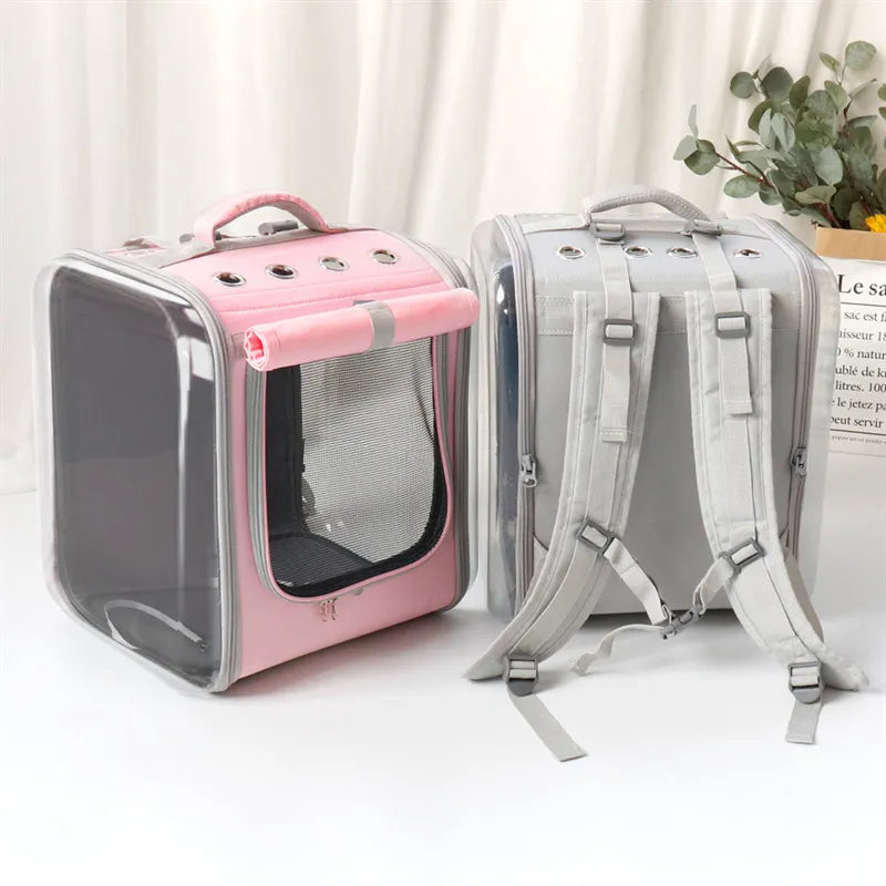 Cat Carrier Bag With Viewing Window - Robust Portable Pet Bag For Traveling
