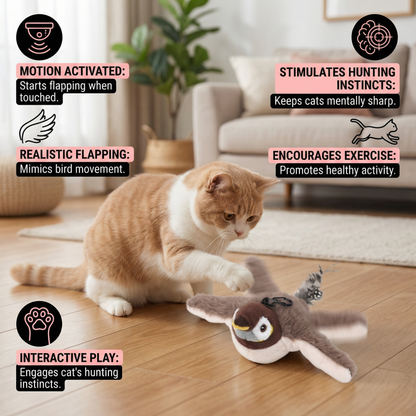 Flapping Bird Cat Toy