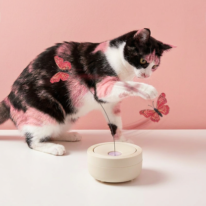 Interactive Butterfly Spinner Cat Toy