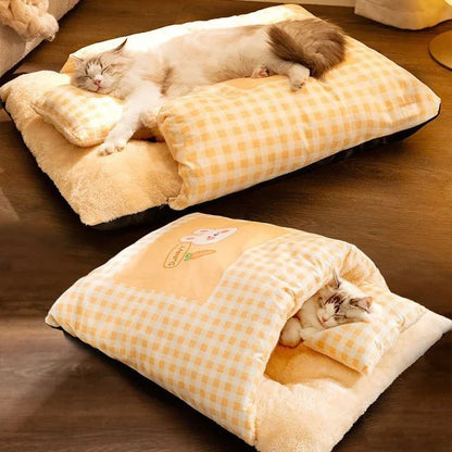 Cats Premium Sleeping Bag Bed