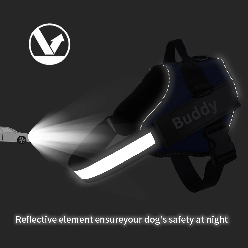 Personalized No-Pull Dog Harness