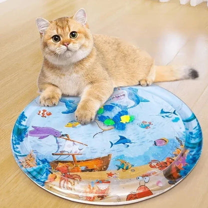 Cats Play&cool Water Mat (Round)