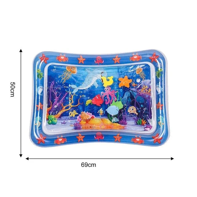 Cats Play & cool Water Mat (Rectangular)