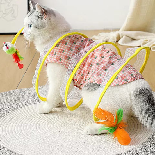 Interactive Cat Spiral Toy