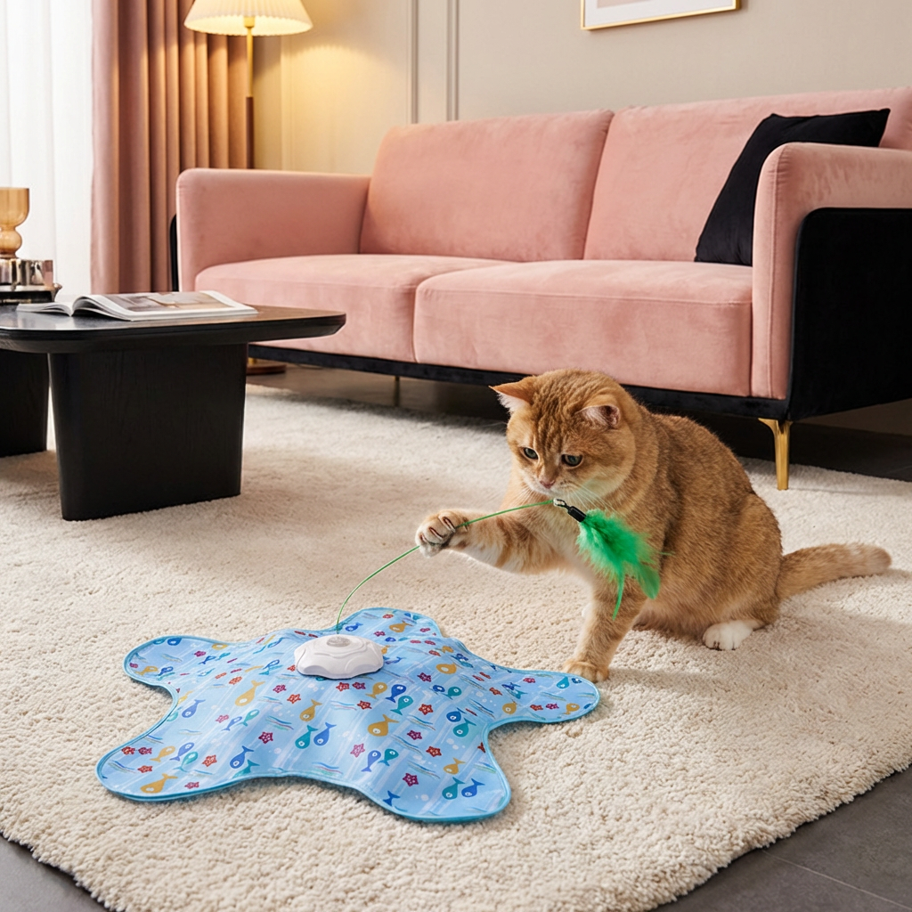 HuntingFun Pro – Automatic cat toy for stress relief and playtime fun