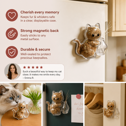 Whisker Keepsake Cat Magnet – Fur & Whisker Memory Display