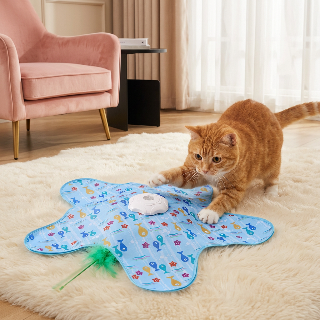 HuntingFun Pro – Automatic cat toy for stress relief and playtime fun