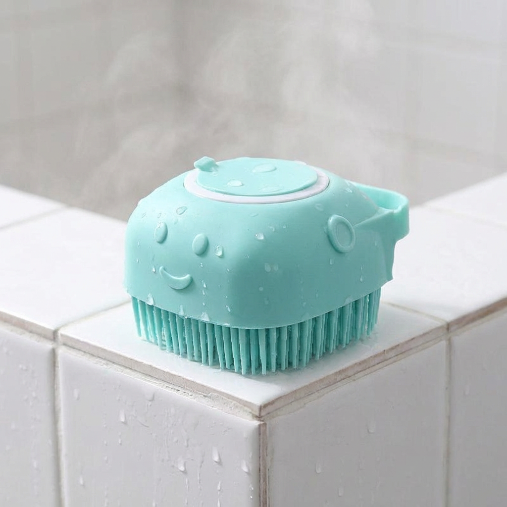 Practical 2-in-1 Professional Dog Bath Brush – Deep Cleaning & Massage in One Step