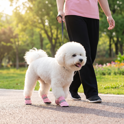 Breathable Mesh Dog Shoes for Hot Days – Soft Sole for Small & Large Dogs