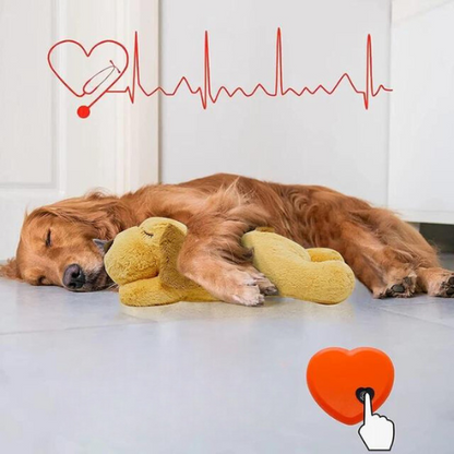 Cuddly Heart Dog Toy