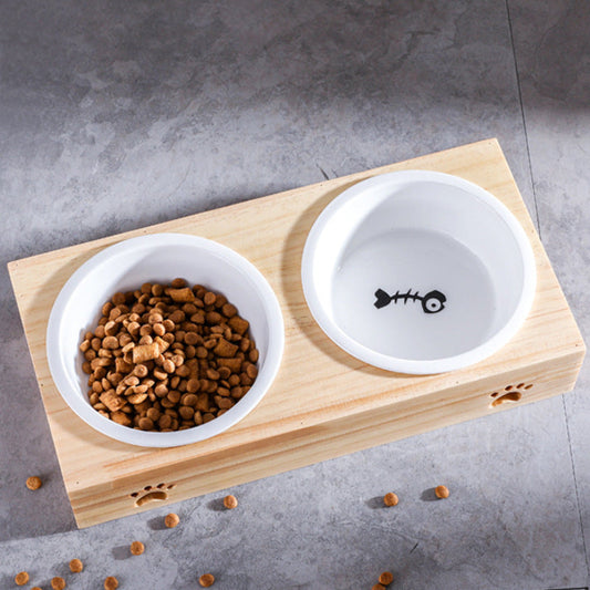 Napf Duo In Wood Design