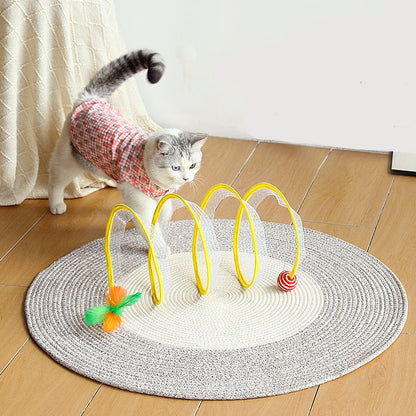 Interactive Cat Spiral Toy