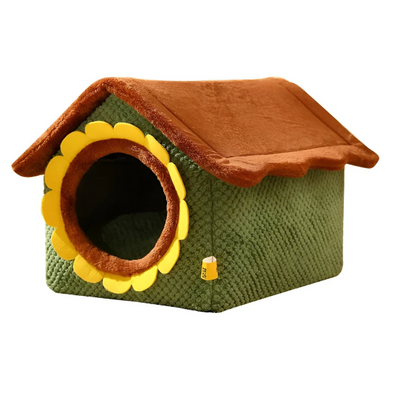 Cozy Cat Plush Tent Bed