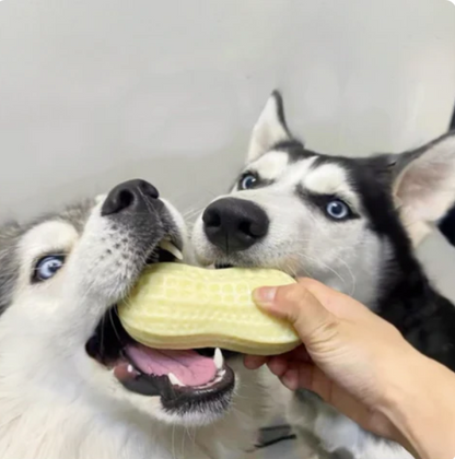 Tooth-cleaning Chew Toy For Dogs In Peanut Design