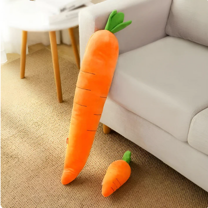 Plush Carrot For Dogs - Interactive Play And Cuddle Toy