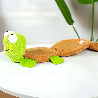 Plush Turtle Snack and Toy for Dogs