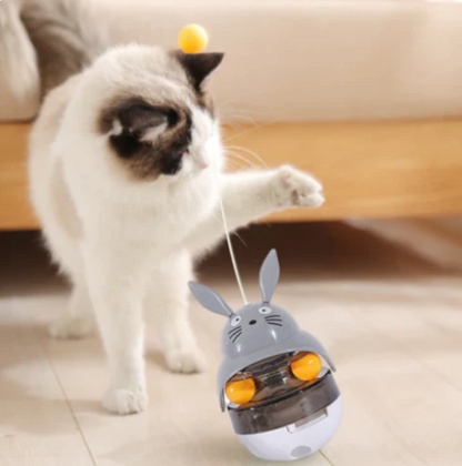 Interactive Snack And Toy For Cats With Wiggle Function