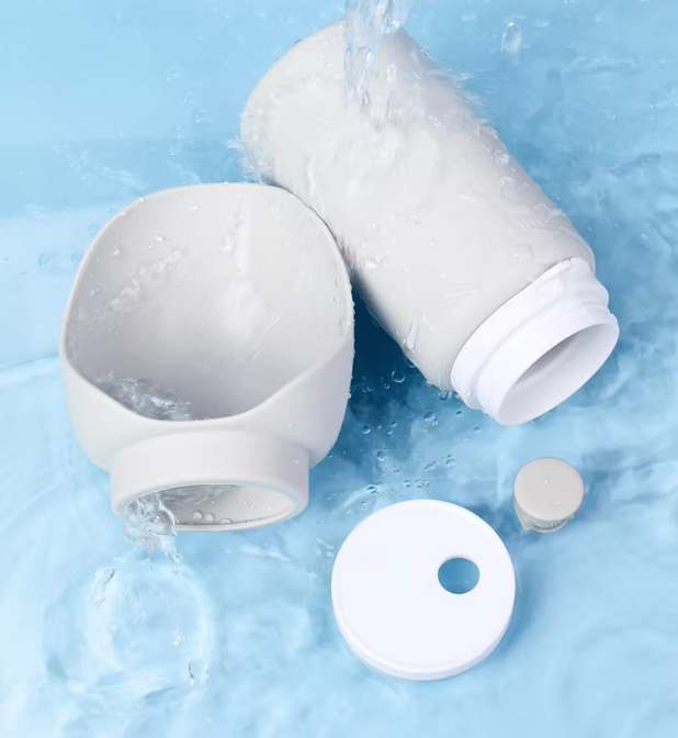 Travel Water Bottle With Fold - Out Bowl