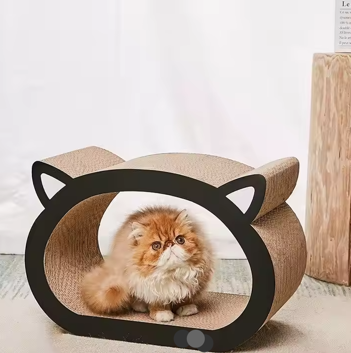 Cat Scratching Furniture With Lying Surface - Stylish Scratching Bench Sleeping Area In One