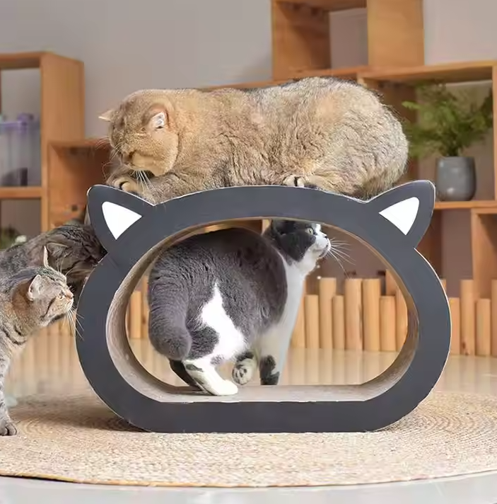 Cat Scratching Furniture With Lying Surface - Stylish Scratching Bench Sleeping Area In One