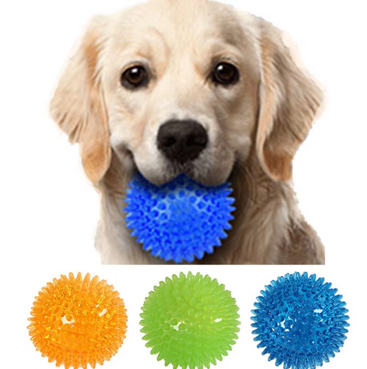 Nub Ball Dog Toy - Dental Care And Massage Ball For Playful Activity
