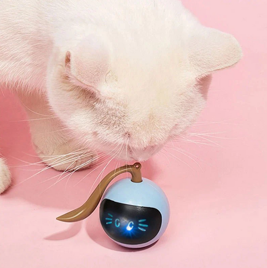 Interactive Cat Toy With Led Lights - Spherical Toy For Cats
