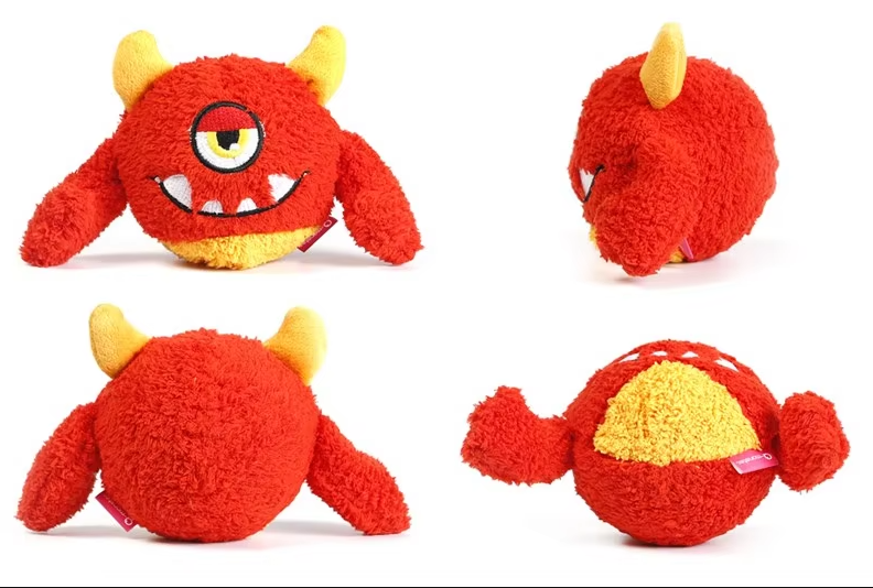 Interactive Plush Monster Ball - Fun Toy For Dogs
