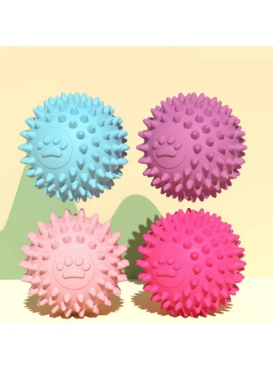 Nub Ball Dog Toy - Dental Care and Chew Ball Made of Soft Rubber