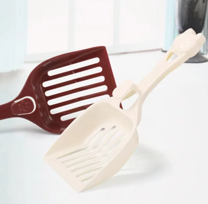 Cat Litter Scoop With Cat Head Design - Practical Scoop For The Litter Tray