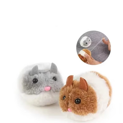 Interactive Cat Toy - Electric Plush Hamster