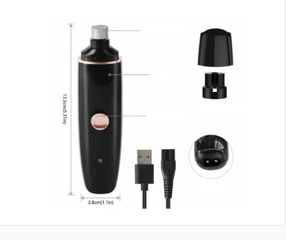 Electric Claw Grinder for Dogs and Cats - Low - Noise with Diamond Grinding Head