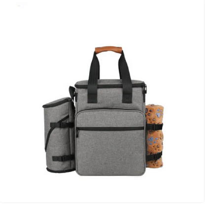 Practical Dog Bag For Travel - Multifunctional With Compartments For Toys And Food