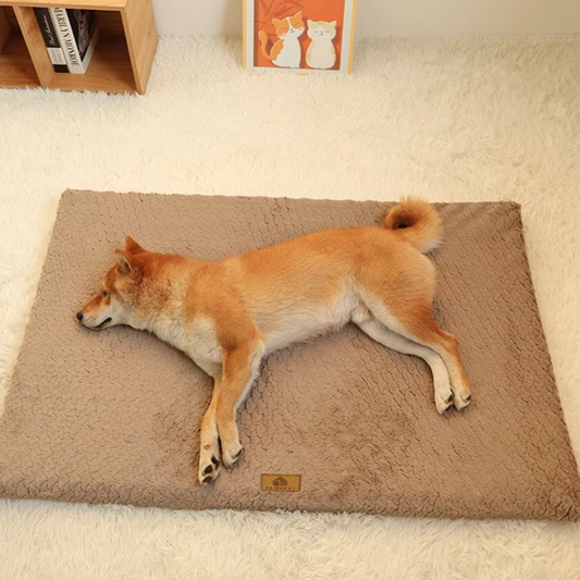 Orthopedic Dog Bed - Soft Fluffy Pet Mat For Dogs & Cats