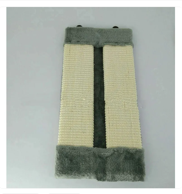 Cat Scratching Board With Soft Cover - Scratching Mat For Wall Mounting