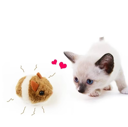 Interactive Cat Toy - Electric Plush Hamster