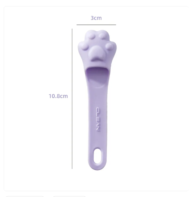 Tongue Scraper For Dogs - Grooming Aid In The Shape Of A Paw For Dental Care