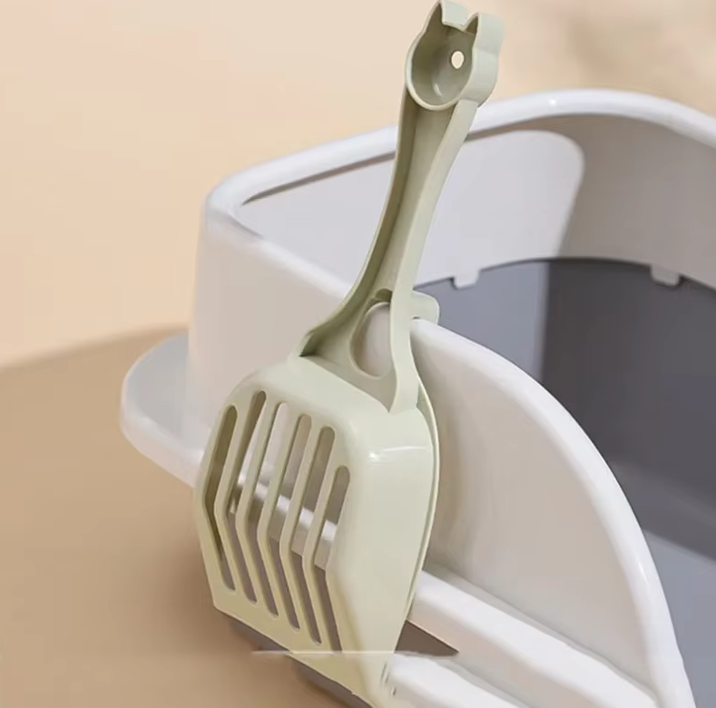 Cat Litter Scoop With Cat Head Design - Practical Scoop For The Litter Tray