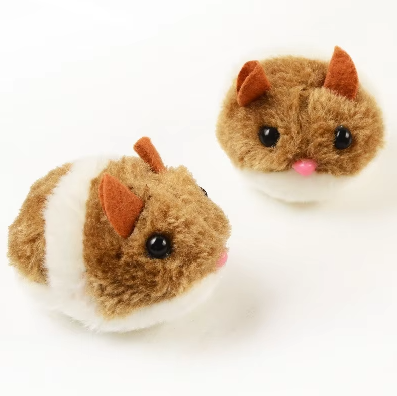 Interactive Cat Toy - Electric Plush Hamster
