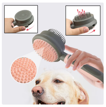 Cat Brush For Coat Care - Double - Sided Brush Head For Detangling