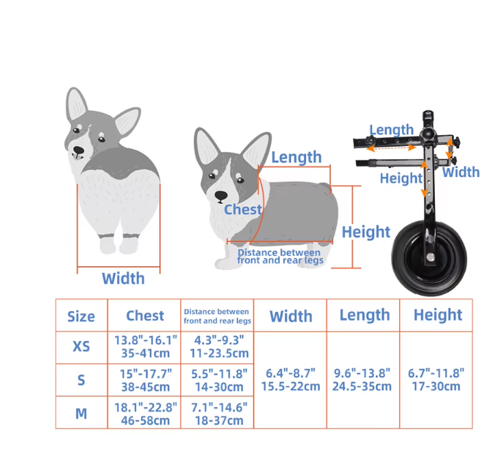 Dog Walking Aid For Cats And Dogs - Wheelchair For Mobility And Independence