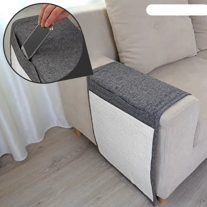 Sofa Scratch Protection - Cat Scratch Mat For Armrest Furniture- Scratch Protection With Sisal