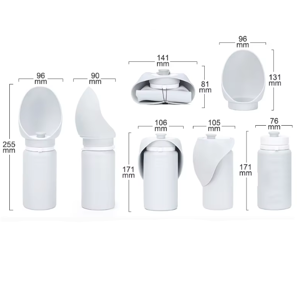 Travel Water Bottle With Fold - Out Bowl