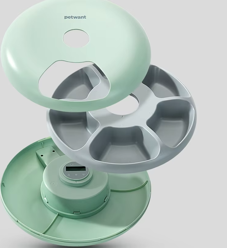 Automatic Pet Food Bowl - Digital Food Dispenser In Different Colours