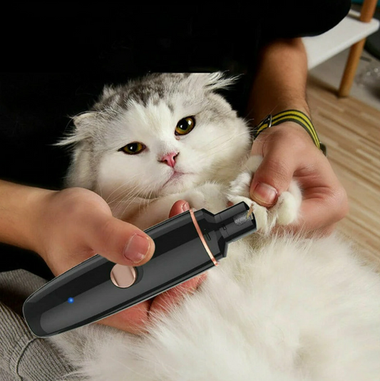 Electric Claw Grinder for Dogs and Cats - Low - Noise with Diamond Grinding Head