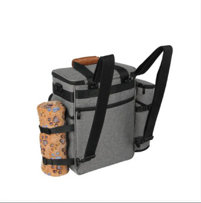 Practical Dog Bag For Travel - Multifunctional With Compartments For Toys And Food